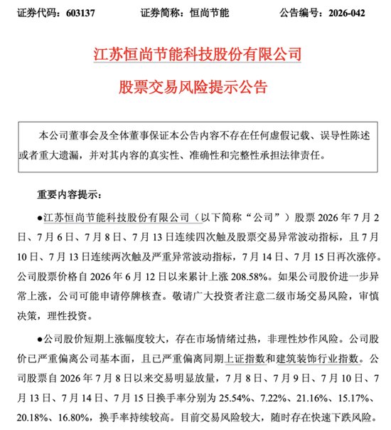 12天11板,紧急公告:可能停牌核查
